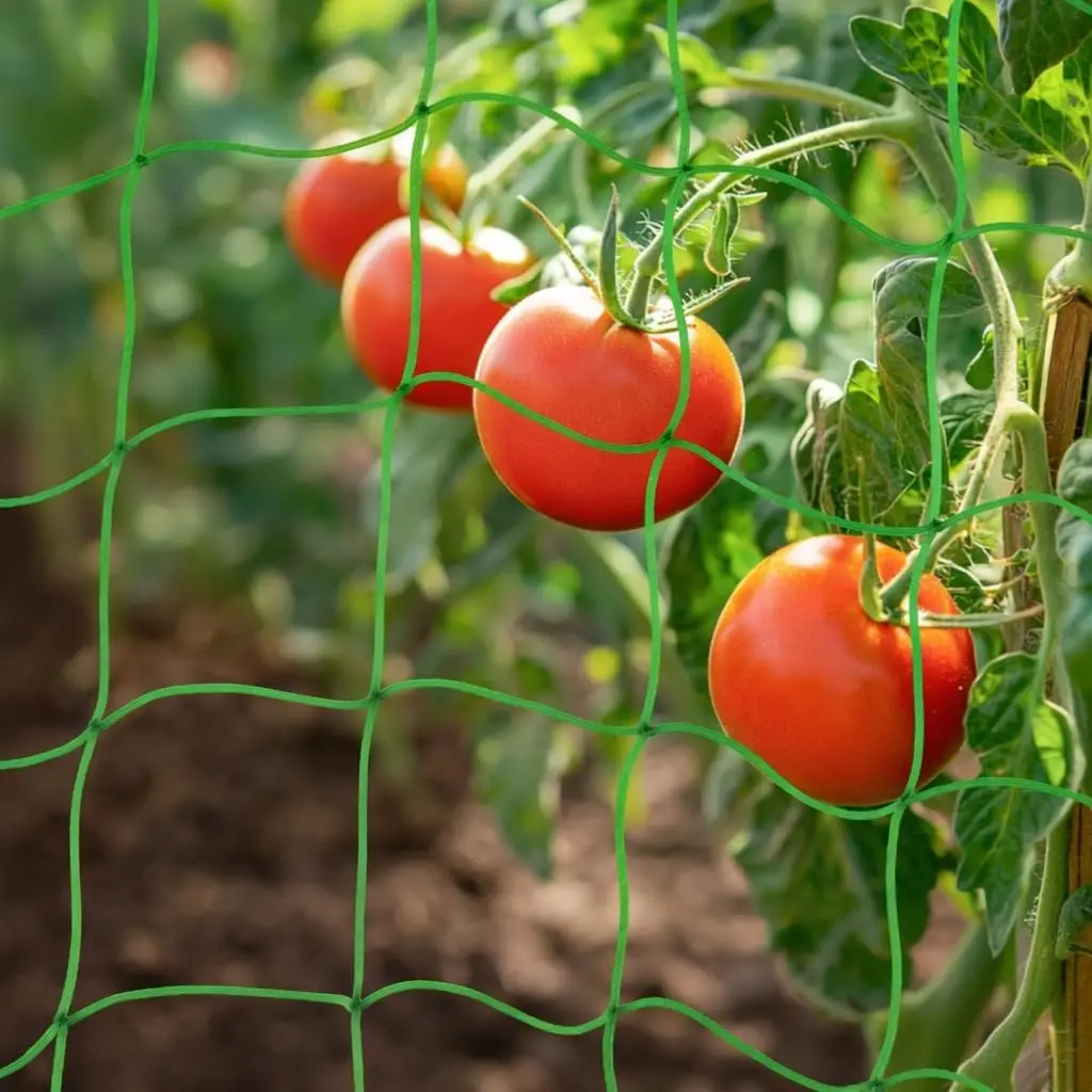 Garden Plant Trellis Netting - Polyester Trellis Netting Square Mesh for Climbing Plants Fruits Vegetables VinesGrow Tents