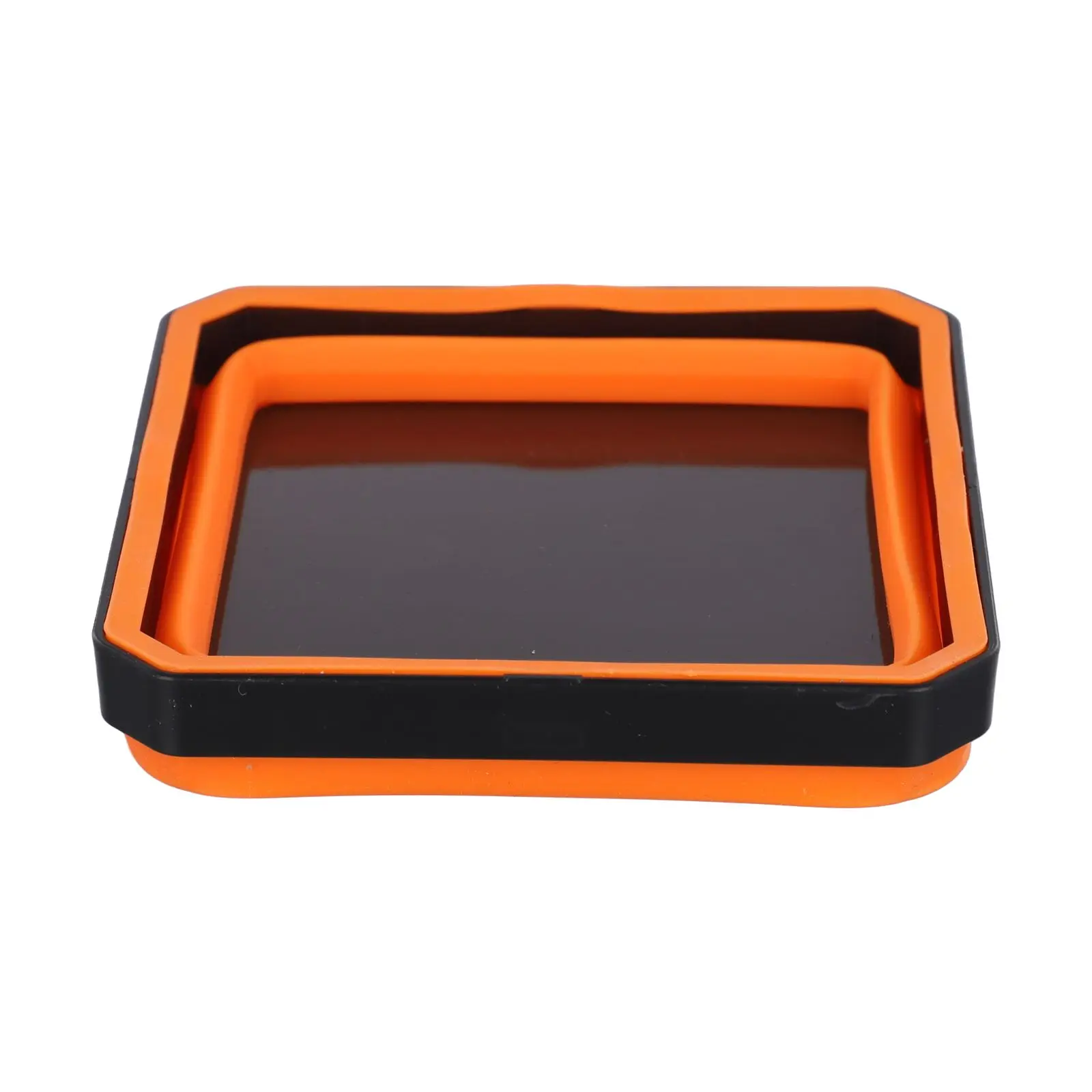 4.5 Inch Collapsible Magnetic Screw Tray Silicone Bowl Tool Part Storage Box Plumber Carpenters Tool Organizer Magnetic Tray