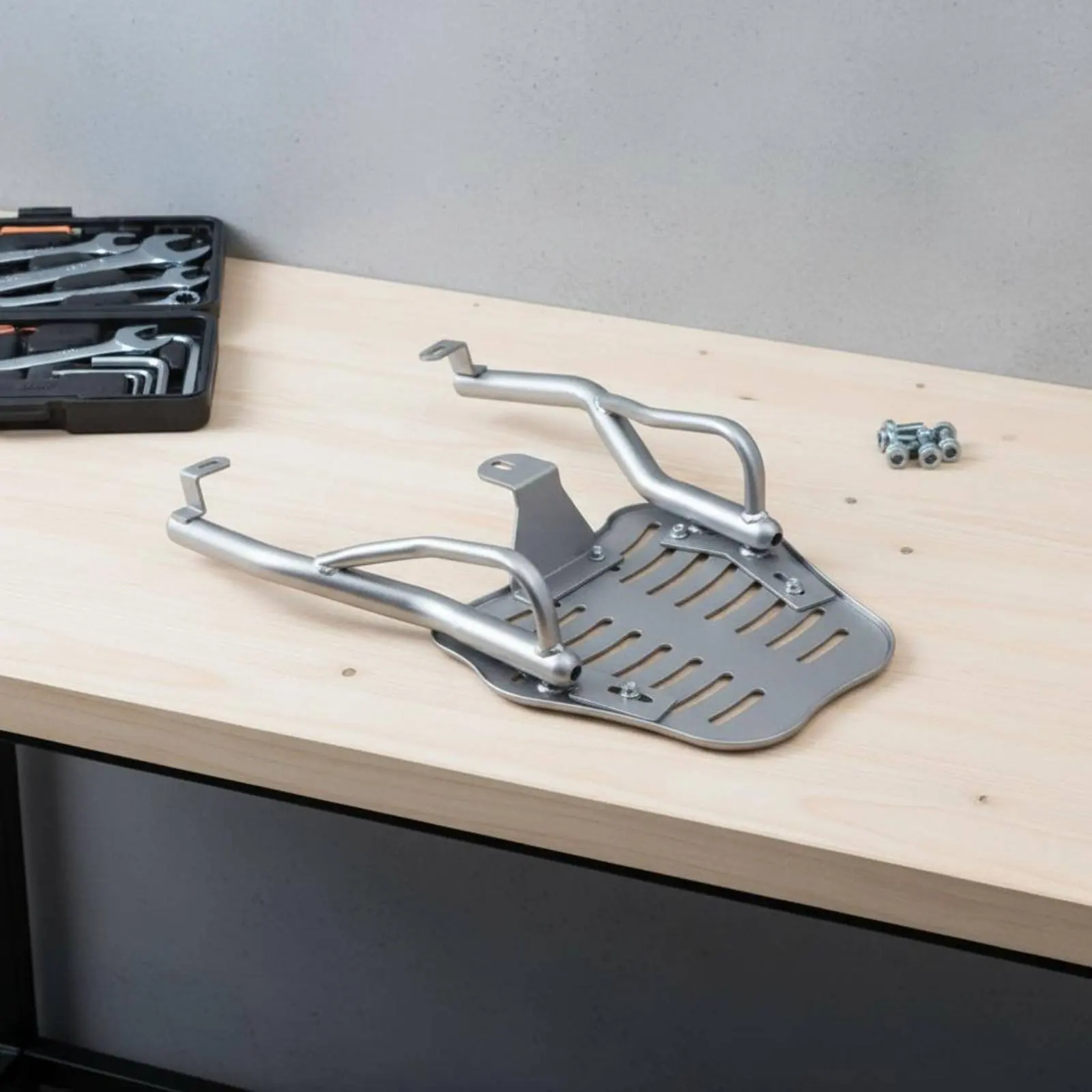 Motorcycle Storage Box Bracket Thickened Material Motorcycle Rear Luggage Rack Electric Scooter Rear Rack Sturdy Duty