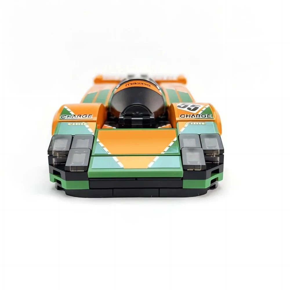 Bloques de construcción MOC Speed Champions para niños, juguete de ladrillos para armar coche deportivo de carreras de Le Mans, ideal para regalo de Año Nuevo, código 261, compatible con 787B y 1991