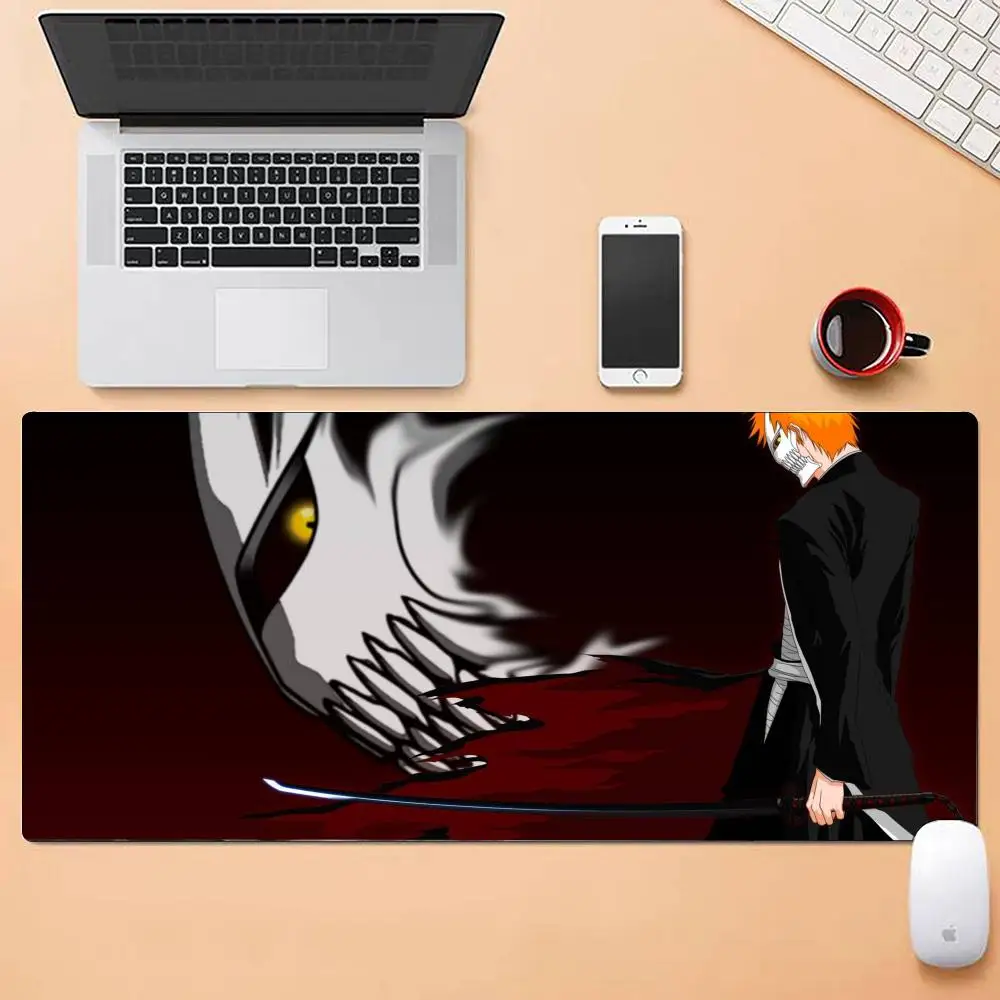 Hot Anime BLEACH Mouse Pad Multiple Sizes Large Square Computer Office Game Table Mats Rubber Anti-slip Mousepads
