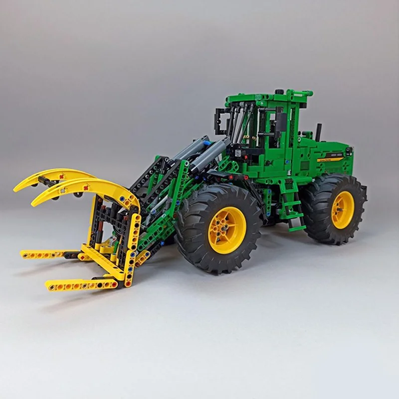 1435pcs MOC Log Loader Technical Model Building Blocks Architecture Birthday Creative Idea Assemble Brick Christmas Gift Toy