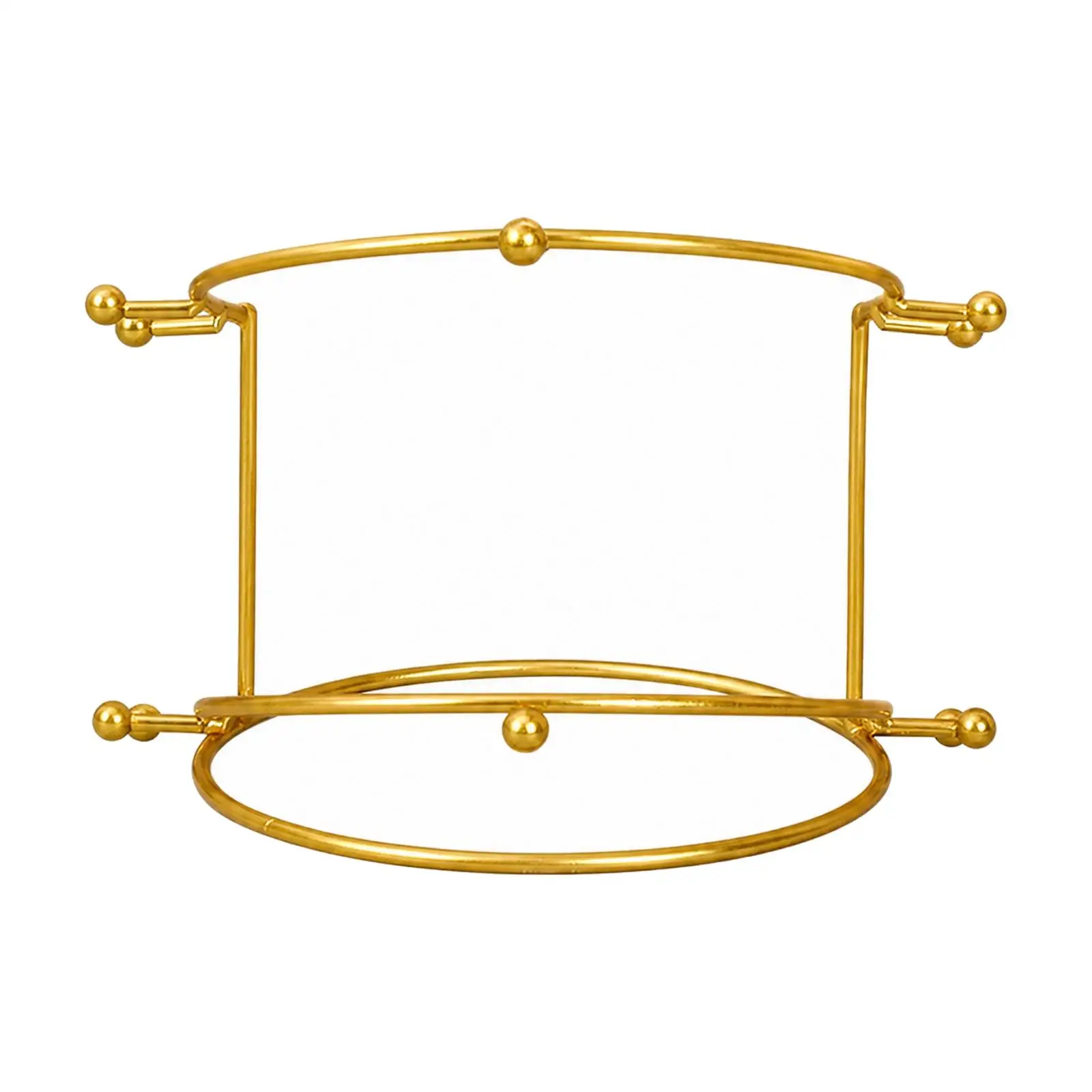 Gold Metal Tiered Jewelry Display Rack Stand for Necklaces Earrings Rings Countertop Organizer Boutique Showcase