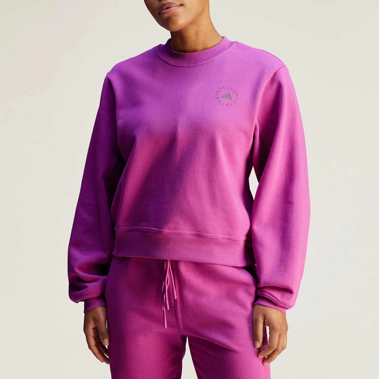 

Adidas Original Spring/Fall Women's Sports Knitted Cropped Sweatshirt JJ0151