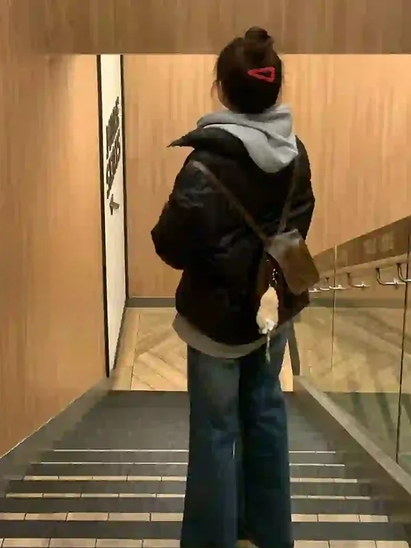 Amerikanische Retro Bell-Bottom-Jeans für Damen, Neu 2025, Niedriger Bund, Locker Geschnitten, Lange Hose, Herbst-Winter, Verschleißfest, Lässige Hose