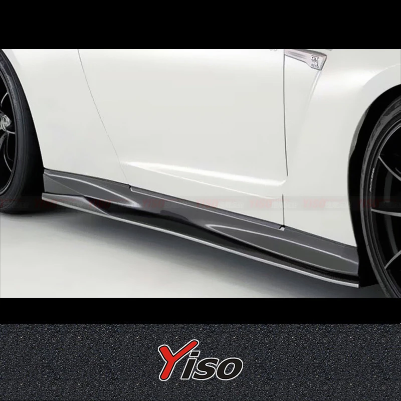 Suitable for NISSAN R35 GTR GTR35 Modified Carbon fiber TOP SECRET Side Skirt Aerodynamic kit