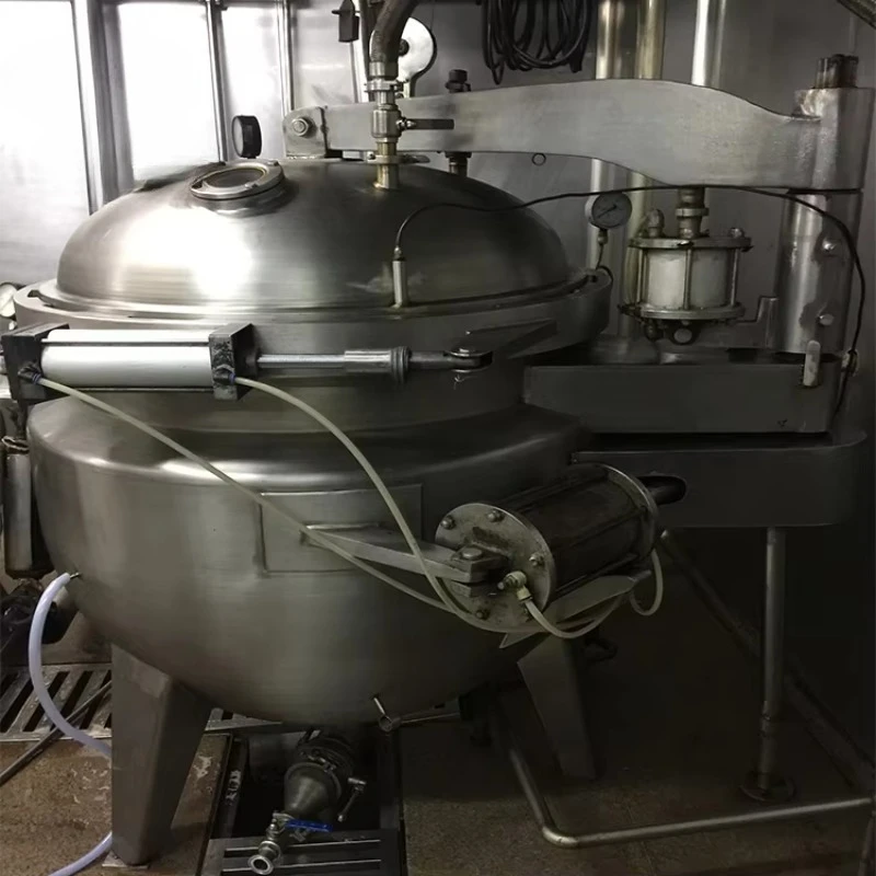 Big Capacity Gas Heated Industrial Pressure Cooker Commercial Pressure Cooker Pot Pressure Cooking Machine with Factory Price