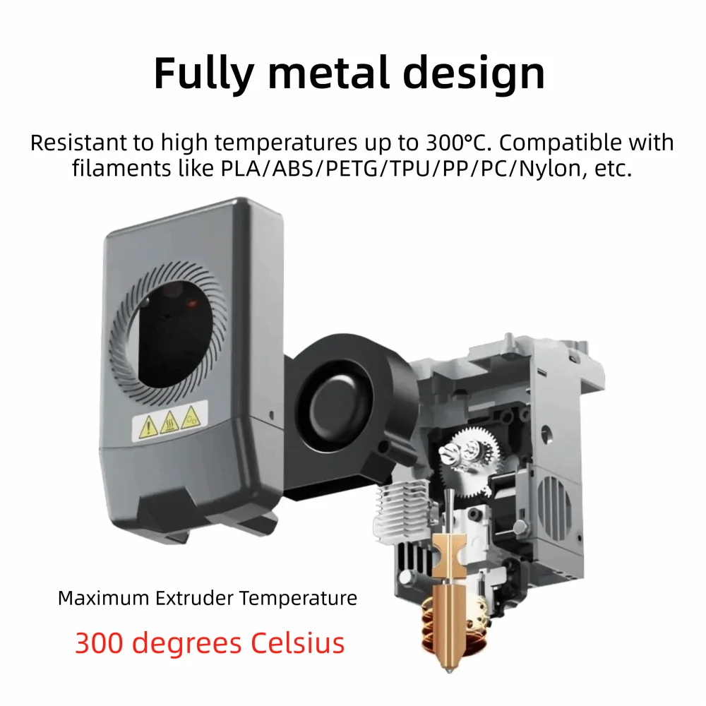 Titanium Alloy Bimetal 3D Printing Nozzle Quick Release 0.25mm 0.4mm 0.6mm 0.8mm Hotend Kit Detachable for Flashforge AD5X