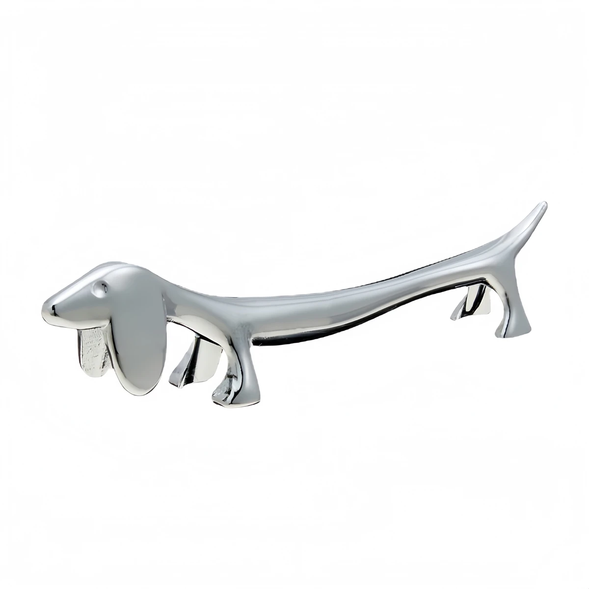 Zinc Alloy Chopsticks Holder with Charming Dachshund Deer Shapes for Spoon Fork Chopstick Rest Pillow Organizer for Dining Table