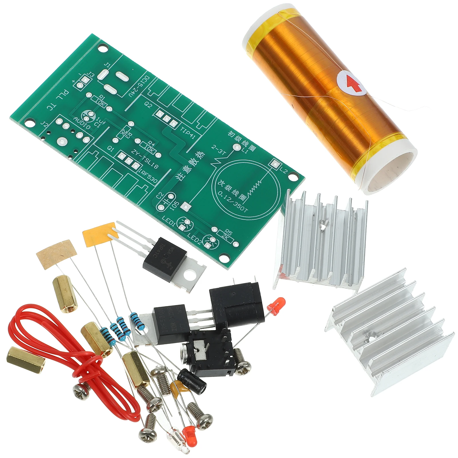 

1PC Coil Kit Mini Music Arc Generator Toy DIY Project Novelty Electronics Desk Experiment