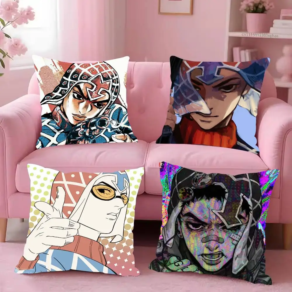 Guido Mista Jojo Sexy Pistols Pillow Case Cover Square Sofa With For Pattern Comfortable Cushion suitable Of Room