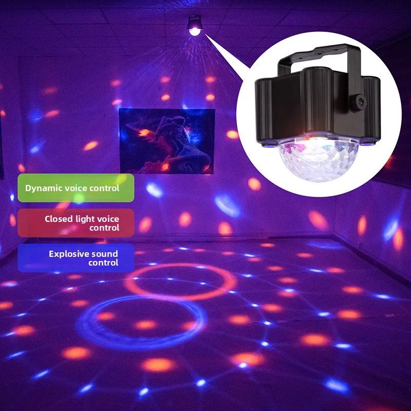 Disco Ball Party Lights Sound Activated Strobe DJ Stage