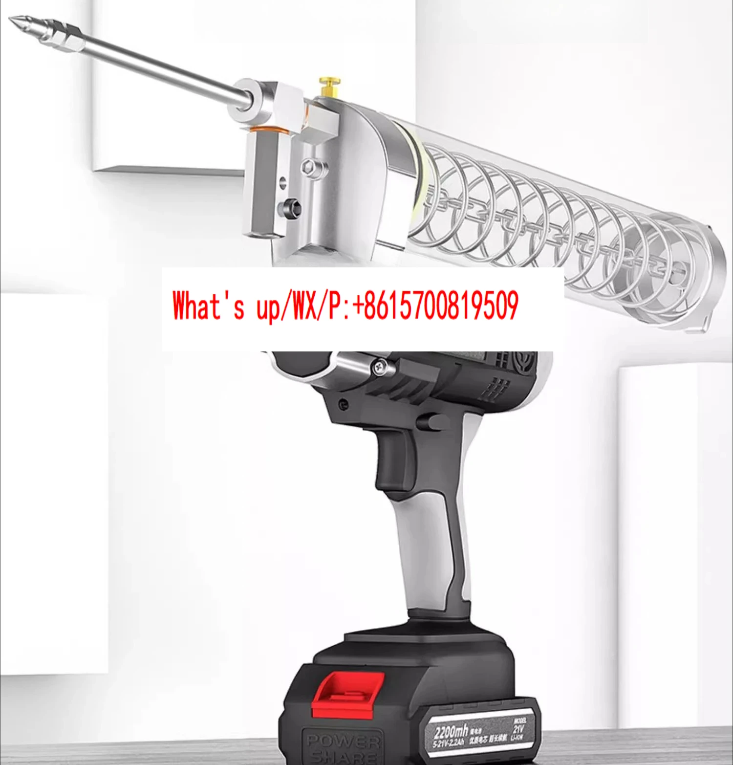 Electric butter gun excavator specialized 24V rechargeable lithium battery fully automatic high-voltage oiler butter machine