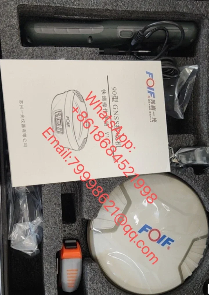 Foif A90 Rover With Collector P9IV Surpad Software 1400 channels Gnss Receiver Rtk Gps Differencial Dgps