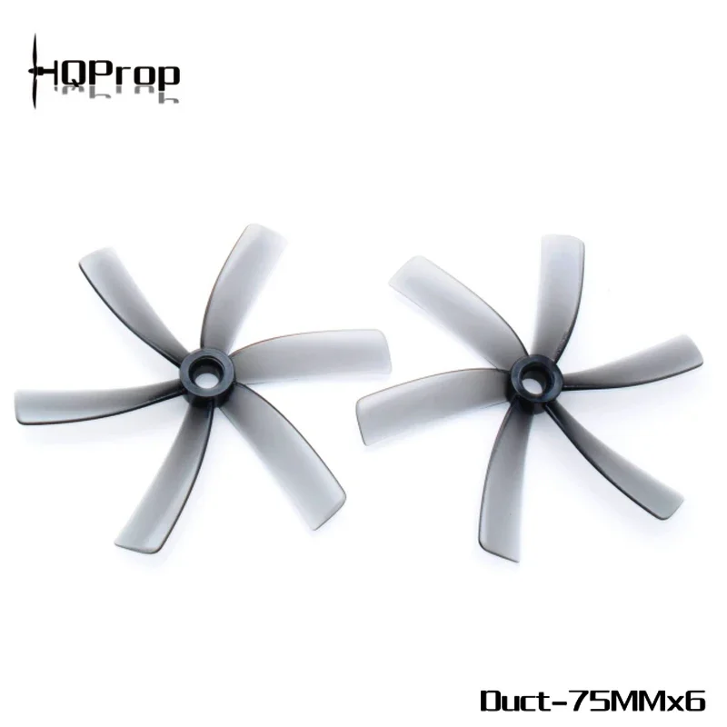 4PCS NEW HQProp Duct 75mm 6-blade CW CCW 3-inch Grey Propeller Poly Carbonate RC Cinewhoop Ducted Drones FPV Racing Quadcopter