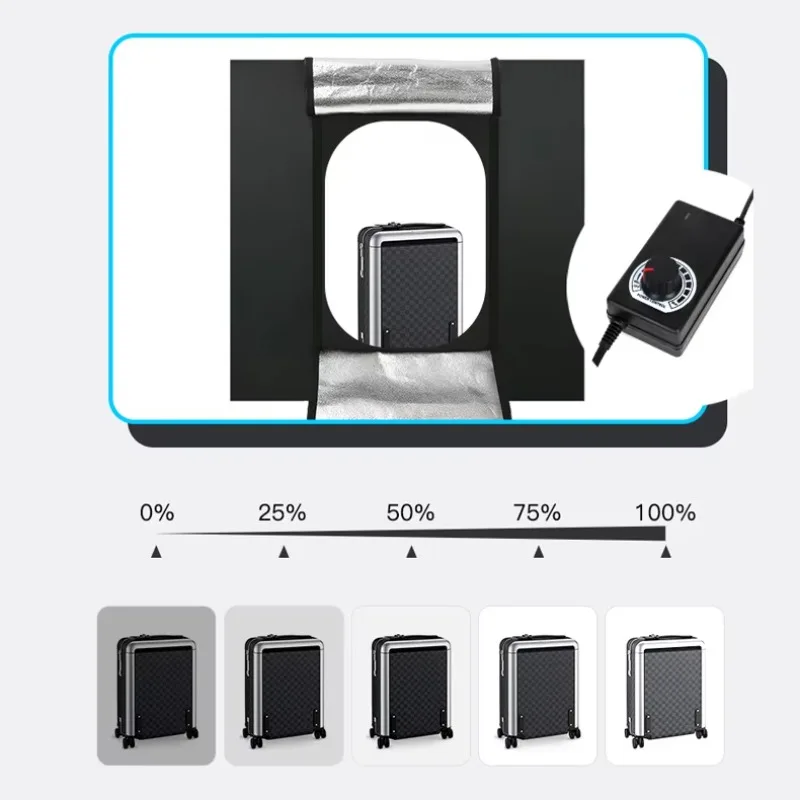 

2025 hot sale 80cm Soft Box 5500K Studio Lighting Light Box LED Softbox Photography Tent Photo Studio Equipment