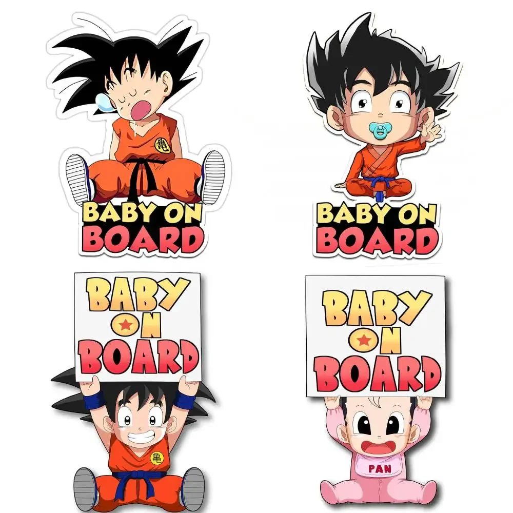 

Dragon Ball Goku Baby in The Car Sticker for Cars - Baby Signs for Car SUV Trucks Vans RVs
