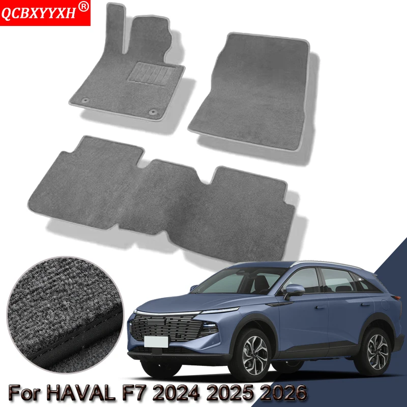 Custom Car Floor Mat For HAVAL F7 2024 2025 2026 Waterproof Non-Slip Floor Mats Internal Protection Carpets Rugs Auto Accessory