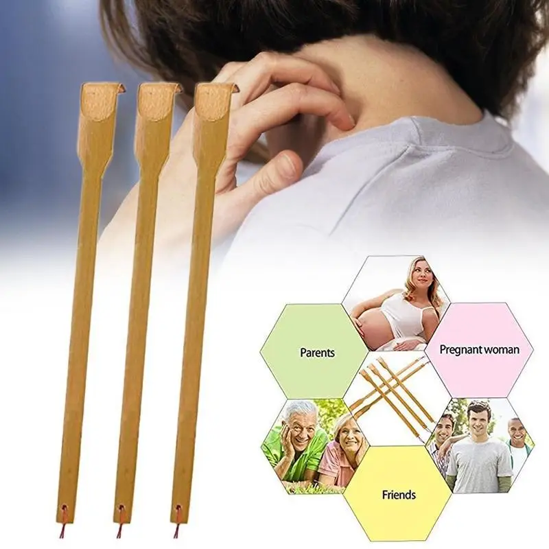 Bamboo Back Scratcher Old People Scratching Massager Body Massage Anti Itch Scraper Stick Health Care Product Tickling Artifact