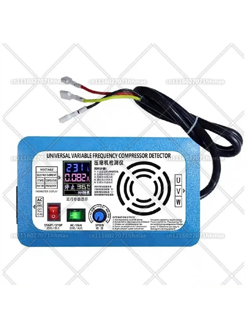 1-3HP/5HP Variable Frequency Air Conditioner Compressor Tester AC200-240V with Screen Display Inverter Compressor Detector