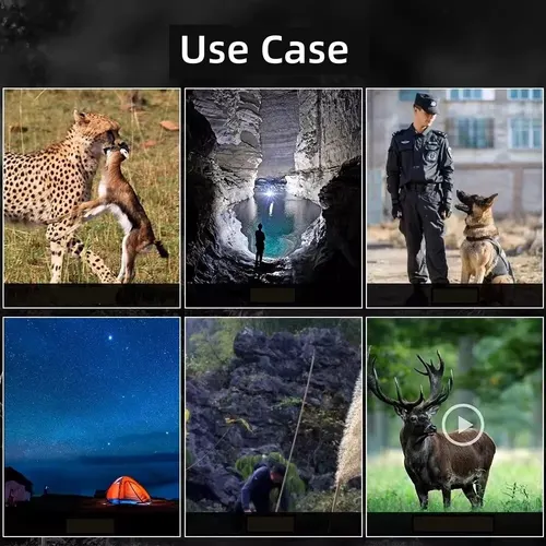 Imagen 2 del producto Binoculares de visión nocturna NV8160, Zoom Digital 8X, casco táctico, gafas de montaje en cabeza, telescopio de caza, binoculares infrarrojos 4K