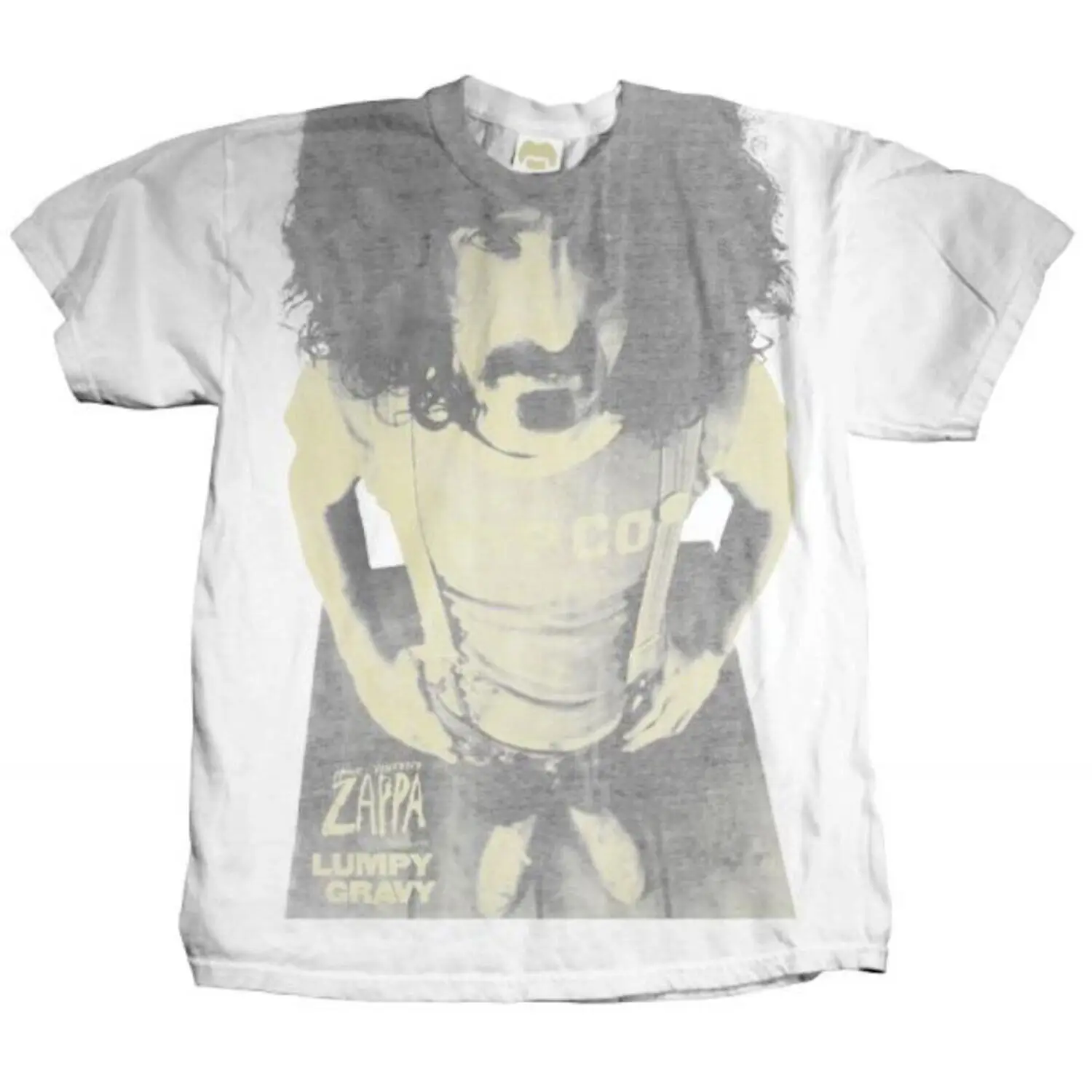 Men's Frank Zappa PIPCO Lumpy Gravy Premium Prints T shirt XX Large White