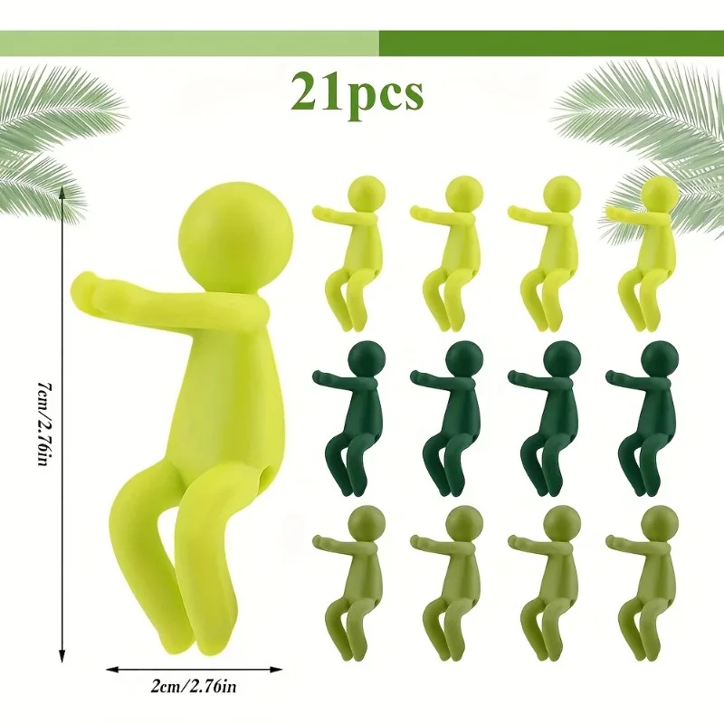 21Pcs Resin Plant Stem Support Frames, Indoor Outdoor Garden Decor Statues for Home & Halloween