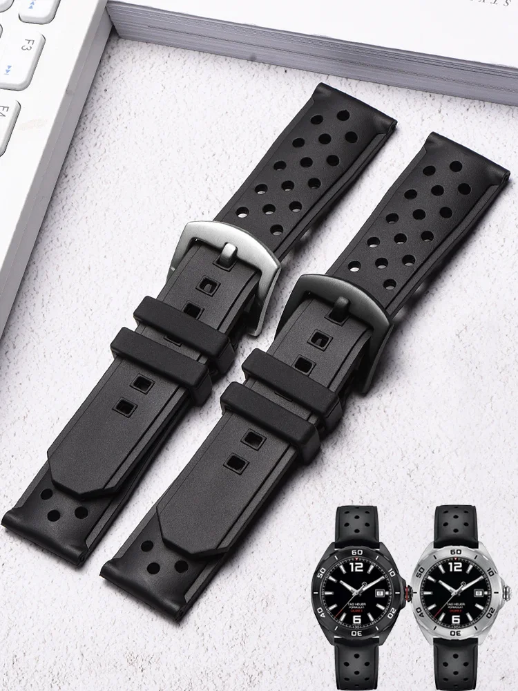 para-tag-heuer-serie-f1-waz2113-agulha-fivela-a-prova-dwaterproof-agua-sweatproof-pulseiras-de-borracha-silicone-respiravel-acessorios-macios-masculino