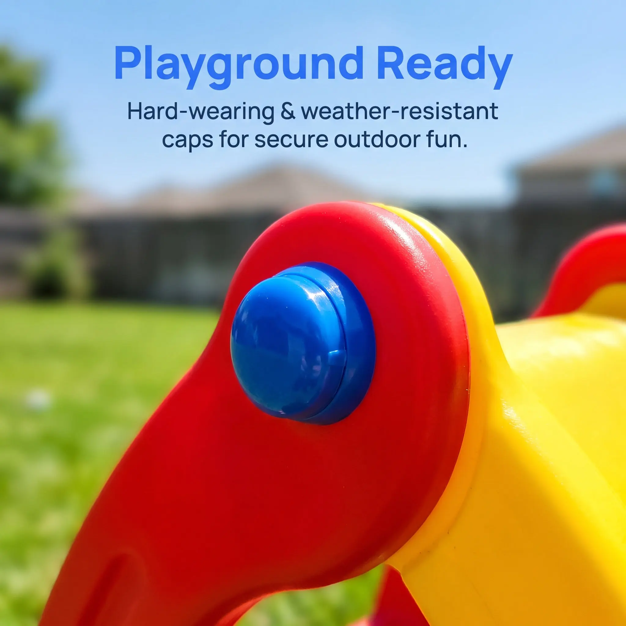 10Pcs Playground Nut Caps Plastic Covers Bolt Protective Caps Easy Install Playground Equipment Nut Protection