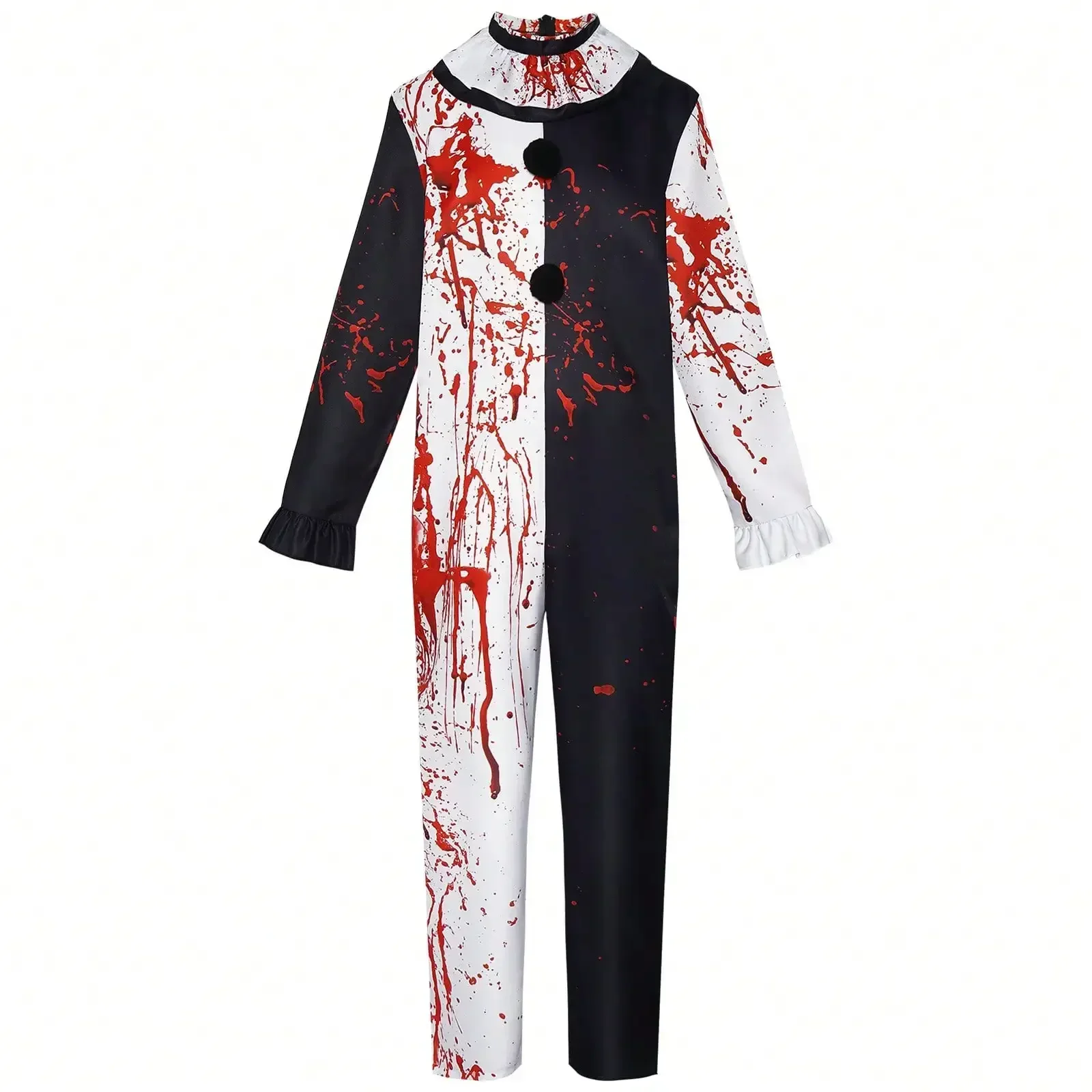 

Terrifier Cosplay Costume, Dead Clown Costume Halloween Dead Clown Blood Costume For Men And Women, Halloween Costume Soulless C
