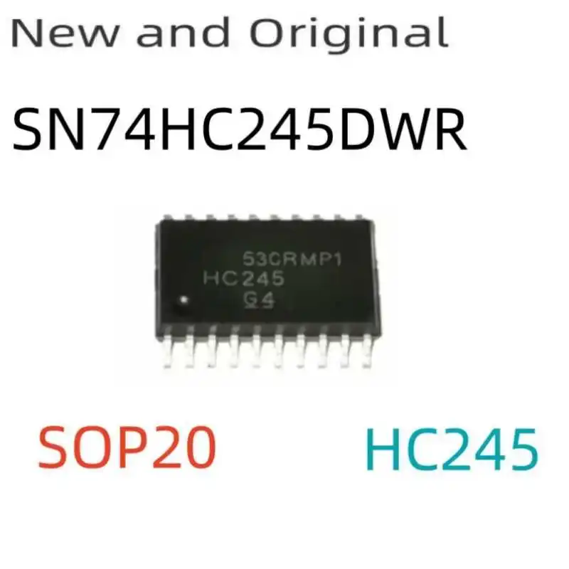 Sn74Hc245Dwr Sop20 New and Original Octal Bus Transceivers with 3-State Outputs Marking Code Hc245