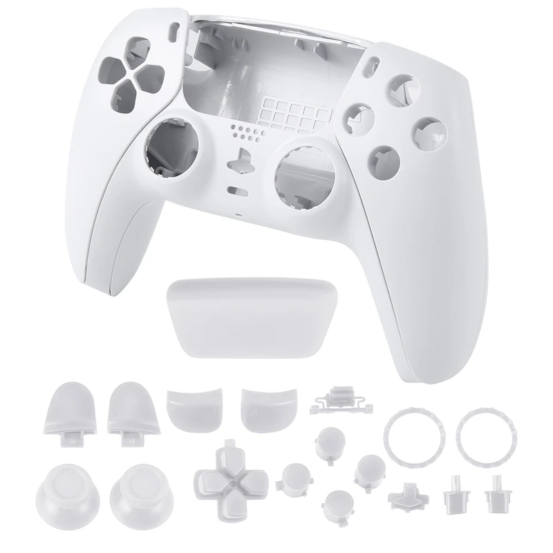 Запасная часть ABYC для PS5 BDM-010, корпус контроллера, чехол для игрового контроллера с кнопками, белый