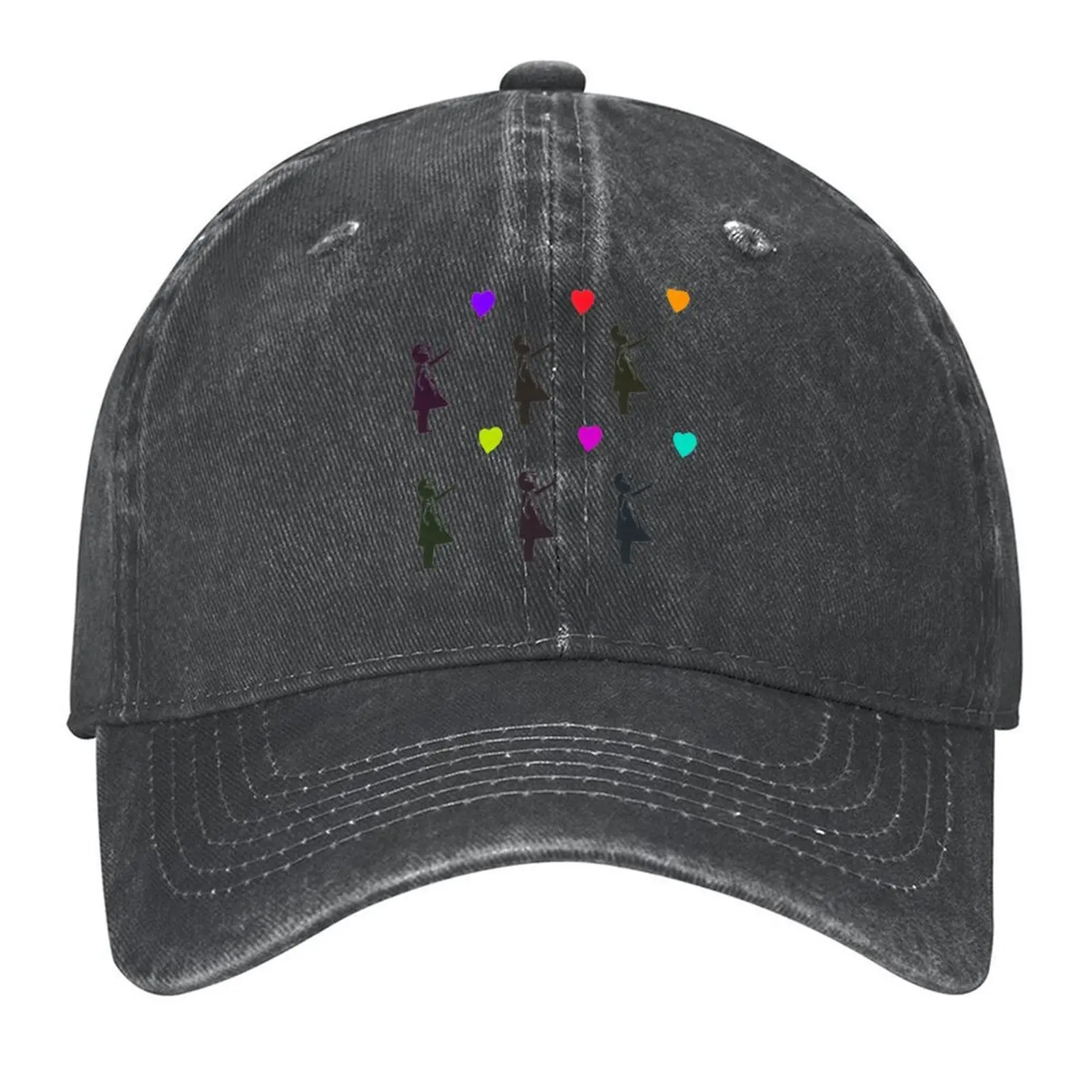 

The Walled off, Banksy, Girls With Balloon-Mix Colors. D2 Baseball Cap Luxury man cap Christmas Hat Funny hats Male Women's