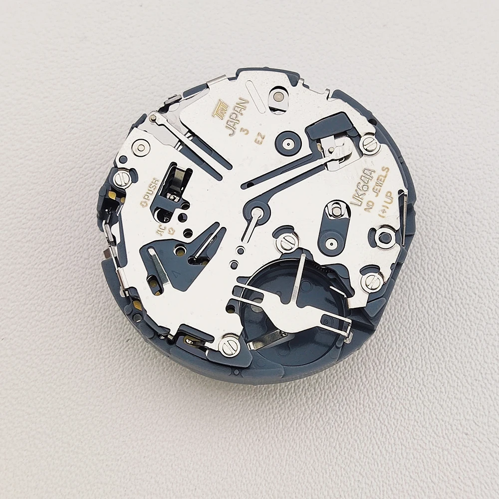 Movimiento del reloj Movimiento VK64 Fecha a las 6 en punto Movimiento japonés TMI VK64 ﻿ Cronógrafo Vk64 Movimiento de cuarzo Accesorios para relojes