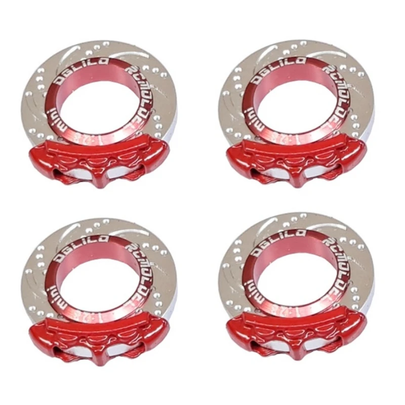 

4Pcs Metal Brake Caliper Brake Disc for 1/28 RC Drift Touring Car Wltoys K969 K989 MINI-Q MINI-Z MINI-D Upgrade Parts