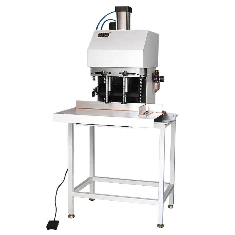 DK-QD2 High-speed Pneumatic Double-head Punching Machine Binding Machine Handbag Punching Machine