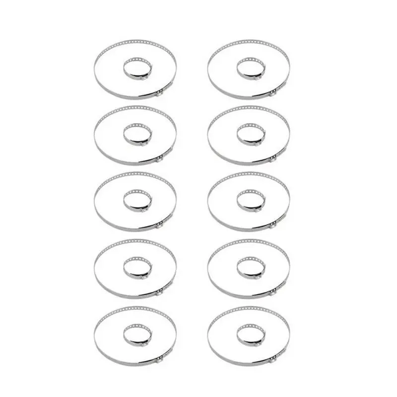 

Нержавеющая сталь 10/20 шт. Регулируемый комплект обжимных зажимов для шРУСа оси 31- 41 мм 70-125 мм