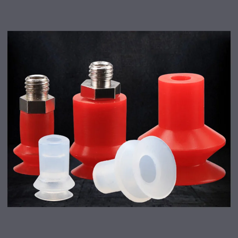 

10pcs Industrial Mechanical Hand Vacuum Suction Cup B5/B8/B10 Lifting And Clamping Air-Motion Silicone Rubber Absorber