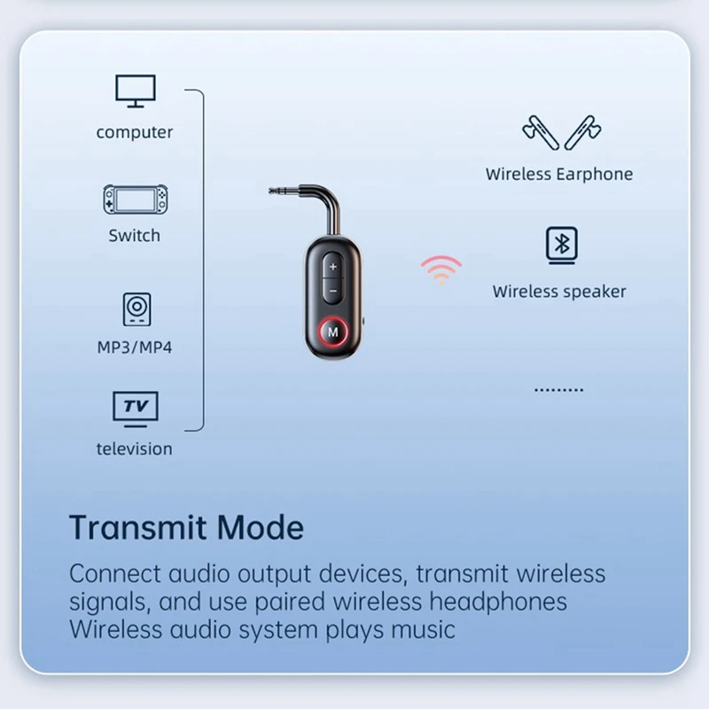 자동차 음악 헤드폰 스피커용 무선 오디오 어댑터, 블루투스 3.5 리시버 송신기 어댑터, 3.5mm 잭 AUX