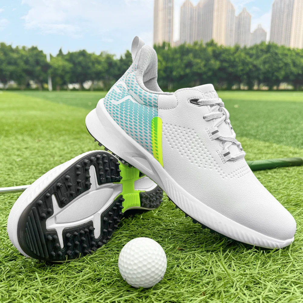 Men Golf Shoes Spikeless Golf Sneakers for Men Outdoor Walking Footwears Comfortable Gym Shoes