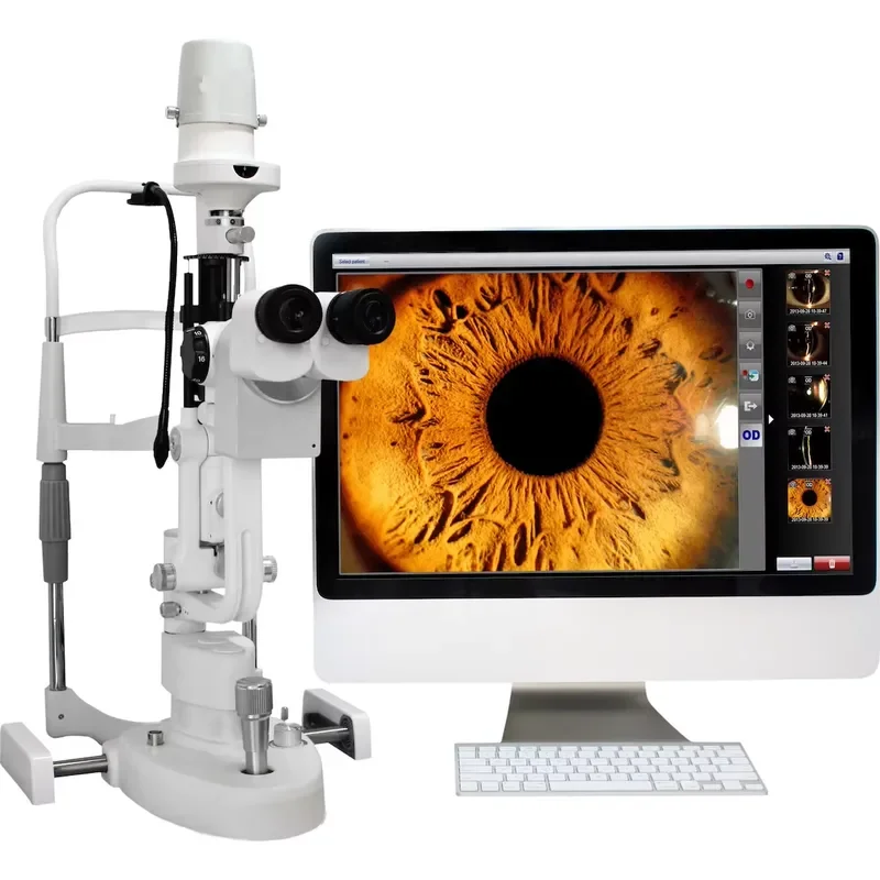 Hot-selling 5-step digital slit lamp biological microscope, affordable, high-quality ophthalmic diagnostic machine