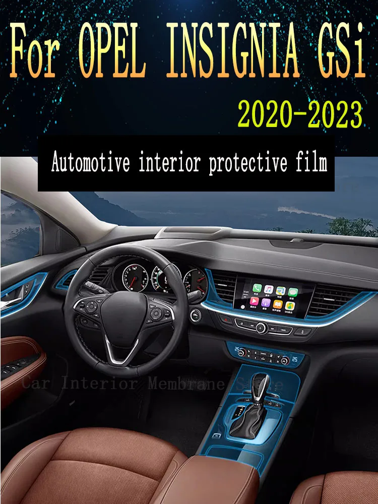 For OPEL INSIGNIA GSi  2020-2023 Gearbox Panel Navigation Automotive Interior Screen Protective Film TPU Anti-Scratch