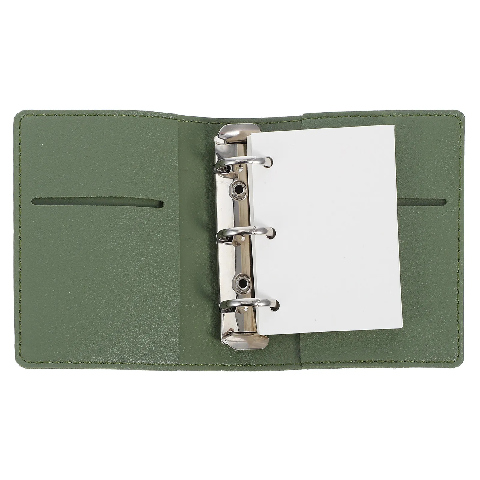 Loose Leaf Mini Notebook Artificial Cover Daily Writing Journal Portable Pocket Refillable Pages for Students