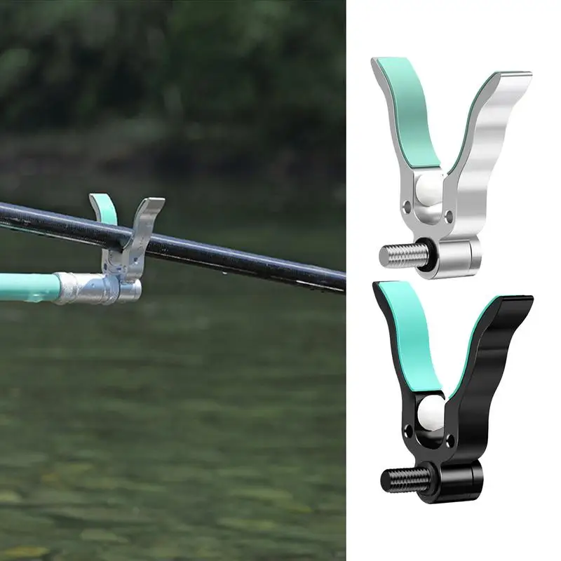 

Pole Holder For Bank Fishing Aluminum Alloy Fishing Pole Support Rack Pulley Type Fishing stand For Fishing Lovers Accessories