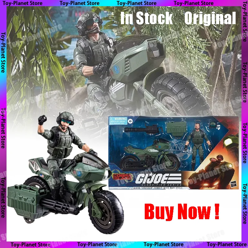 

In Stock] G.I.joe Classified Series Alvin Breaker Kibbey With Ram Cycle Viper Cobra Snake Eyes Anime Action Figures Figuras Toys