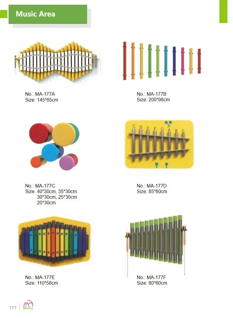 جدار آلة اللعب الموسيقية الخارجية للأطفال من Moetry لمنطقة موسيقى الحديقة #3