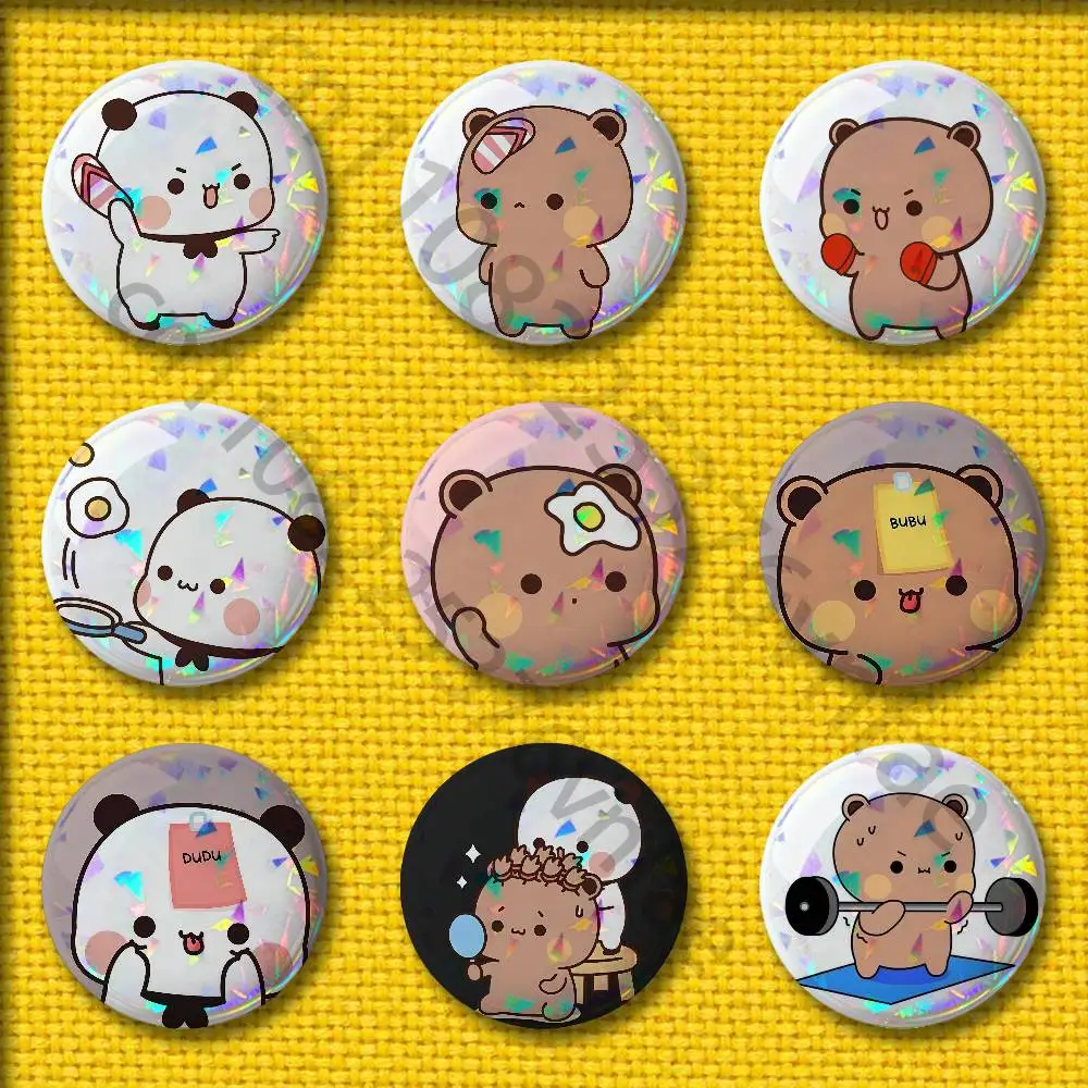 

Cartoon Bubu Dudu Cute Badges Badge 75mm 25mm 44mm 32mm 58mm Round Pin Brooch Souvenir Cosplay Gift Adornment