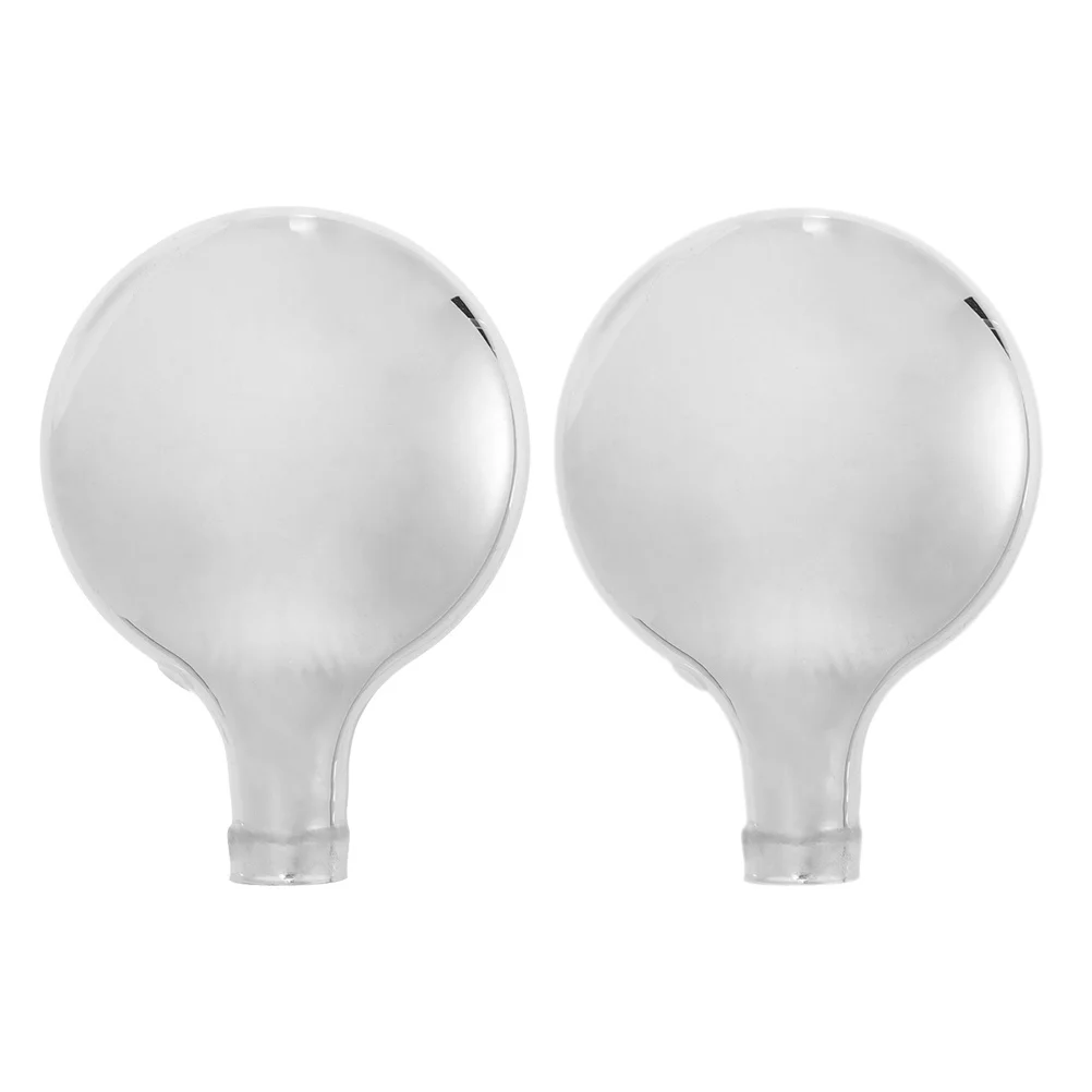 

2 Pcs Pendant Light Glass Shade for Lamp Replacement Fixture Shades Grey Clear Lampshade