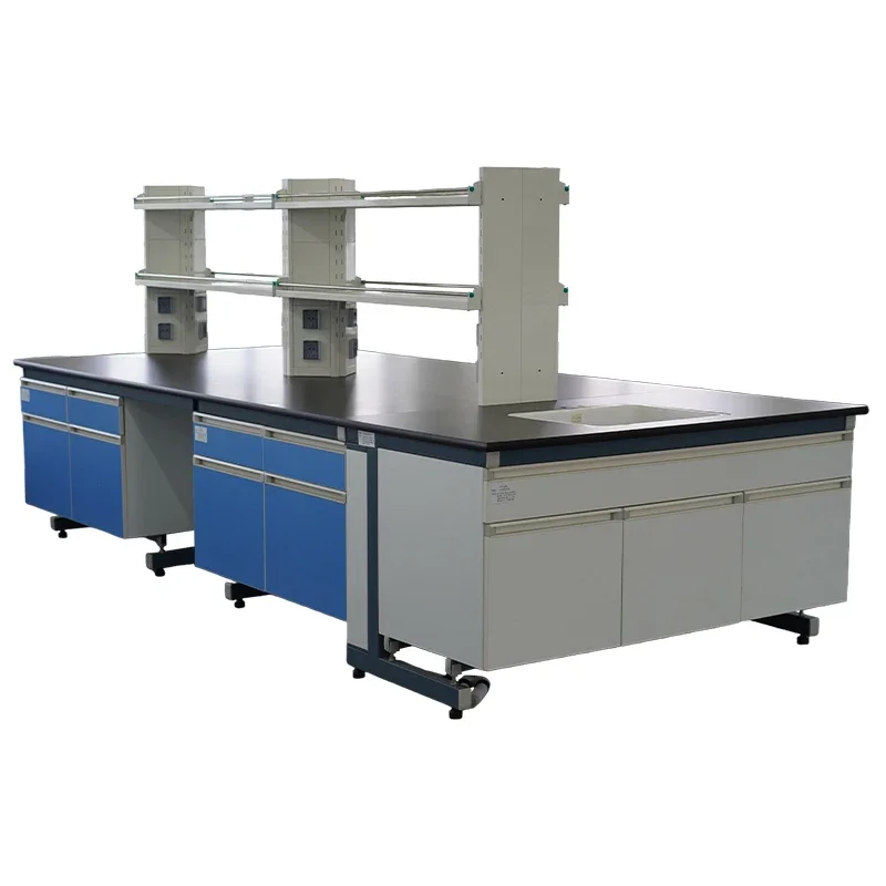 Laboratory all-steel PP worktable Operating table Laboratory side table Central table Customized special