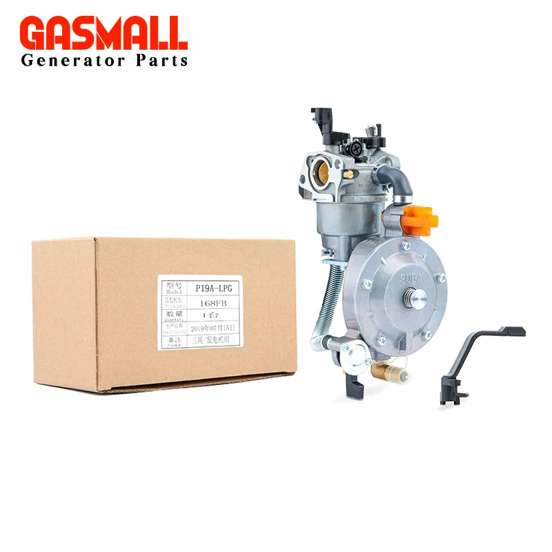 Automatic ER2500 2KW 168F Carburadores Generators Petrol LPG Manual Carburetor  Gasoline Generator Parts Kit Assy